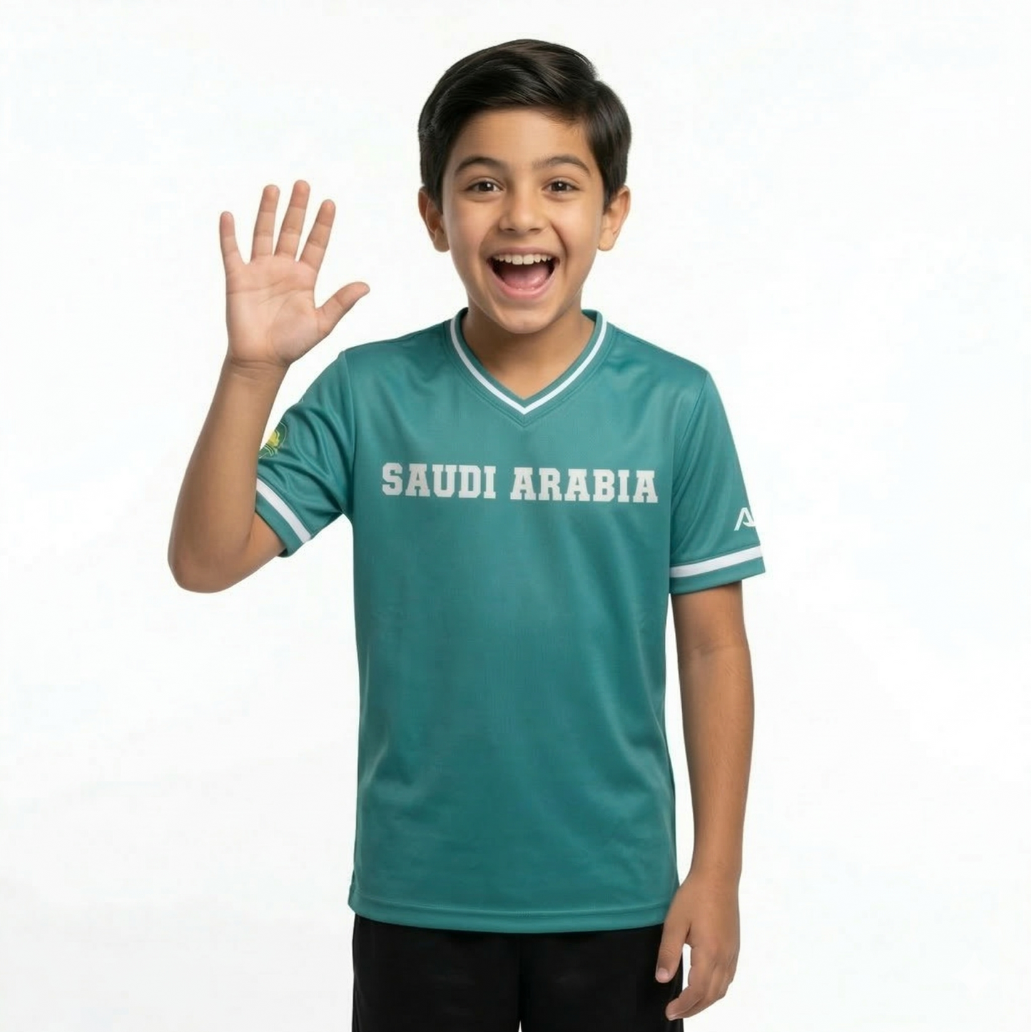 KSA Baseball National Team Kids' Lifestyle V-Neck Jersey