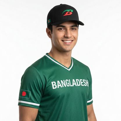 Bangladesh Baseball National Team Men's Lifestyle V-Neck Jersey