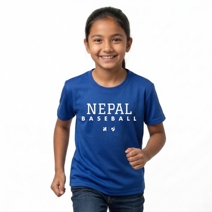 Nepal Baseball National Team Kids' Lifestyle T-shirt