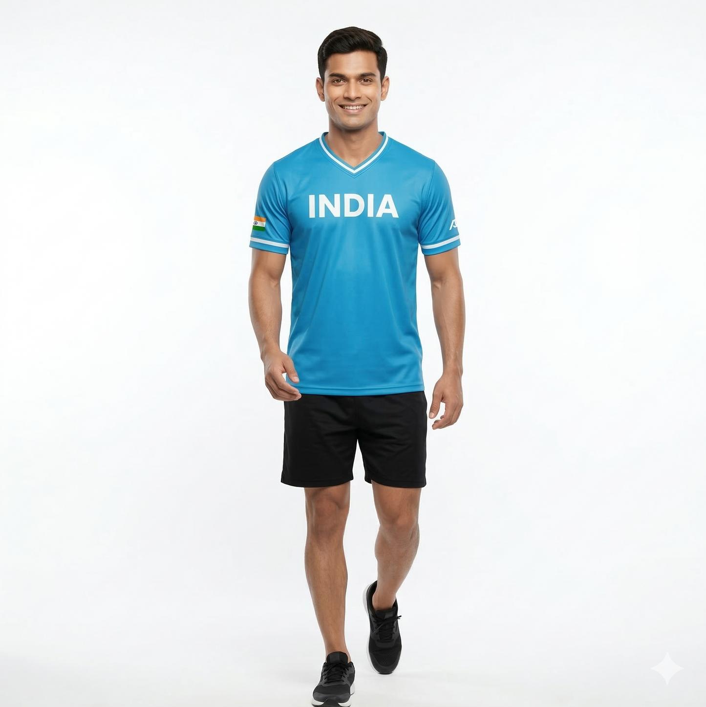 India Baseball National Team Men's Lifestyle V-Neck Jersey