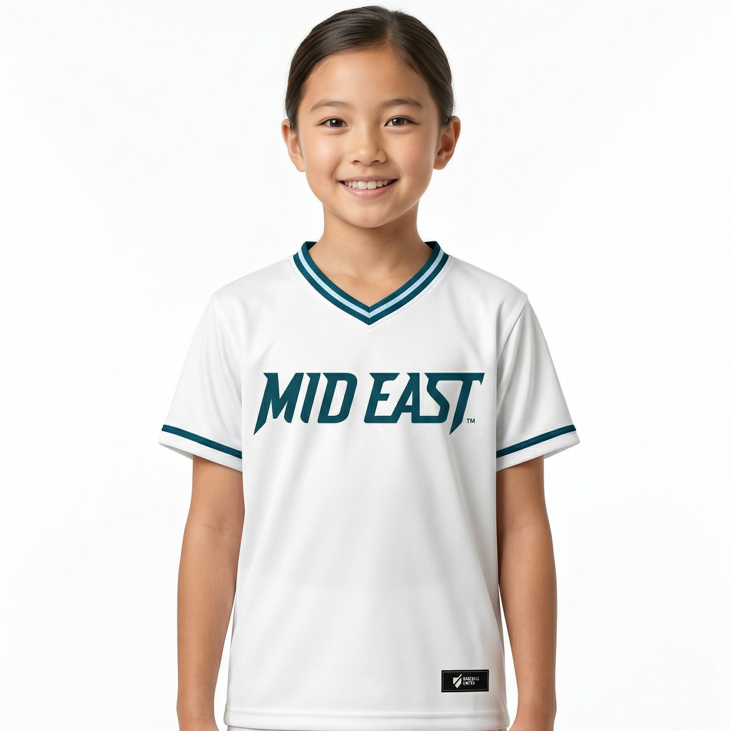 Mid East Falcons Kids' V-Neck Jersey