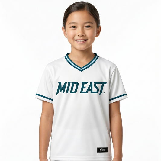 Mid East Falcons Kids' V-Neck Jersey
