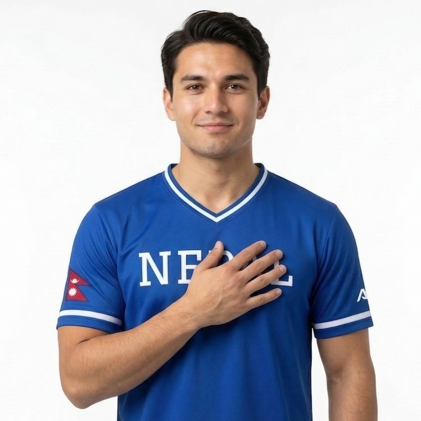 Nepal Baseball National Team Men's Lifestyle V-Neck Jersey