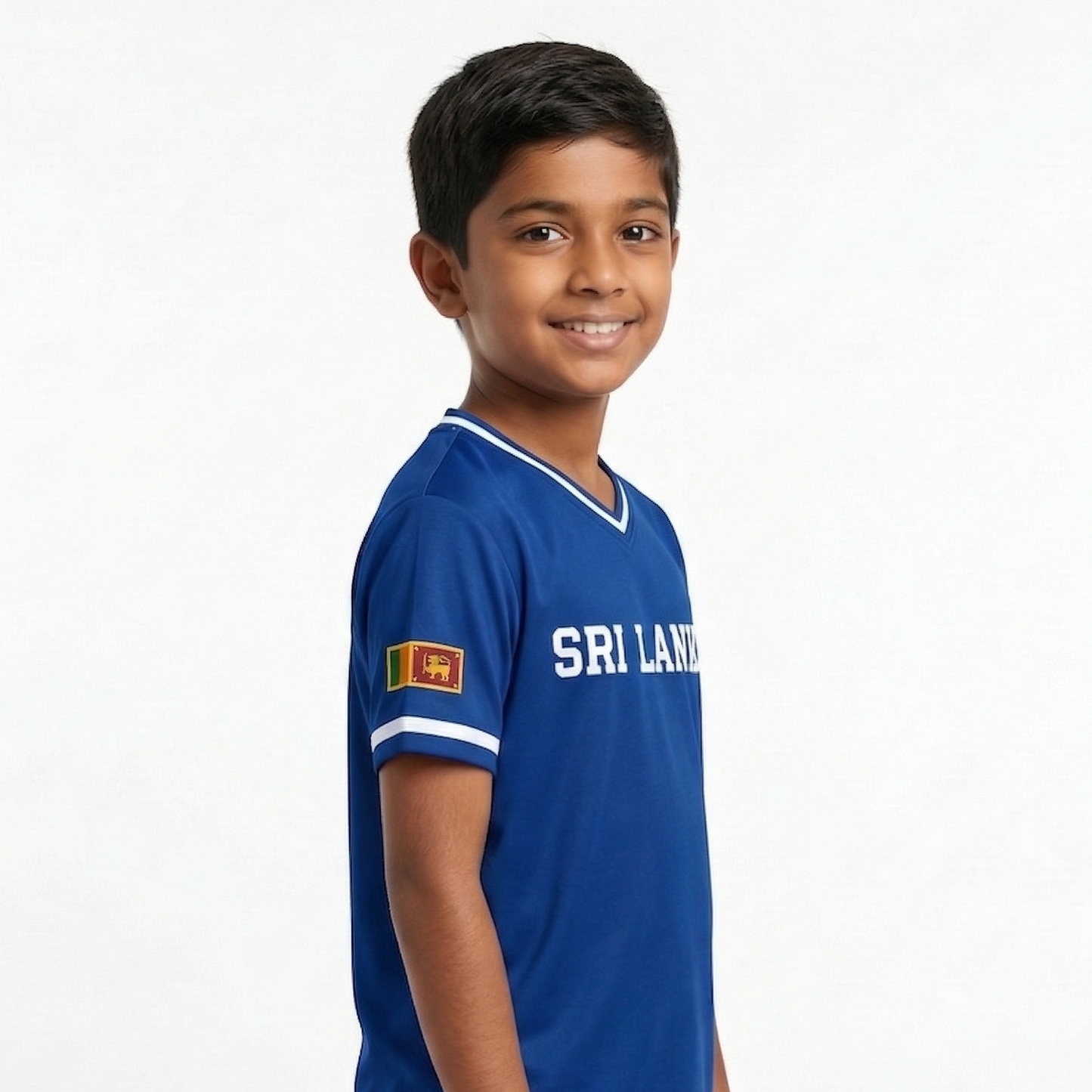 Sri Lanka Baseball National Team Kids' Lifestyle V-Neck Jersey