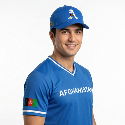Afghanistan Baseball National Team Men's Lifestyle V-Neck Jersey