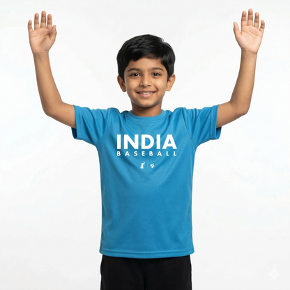 India Baseball National Team Kids' Lifestyle T-shirt