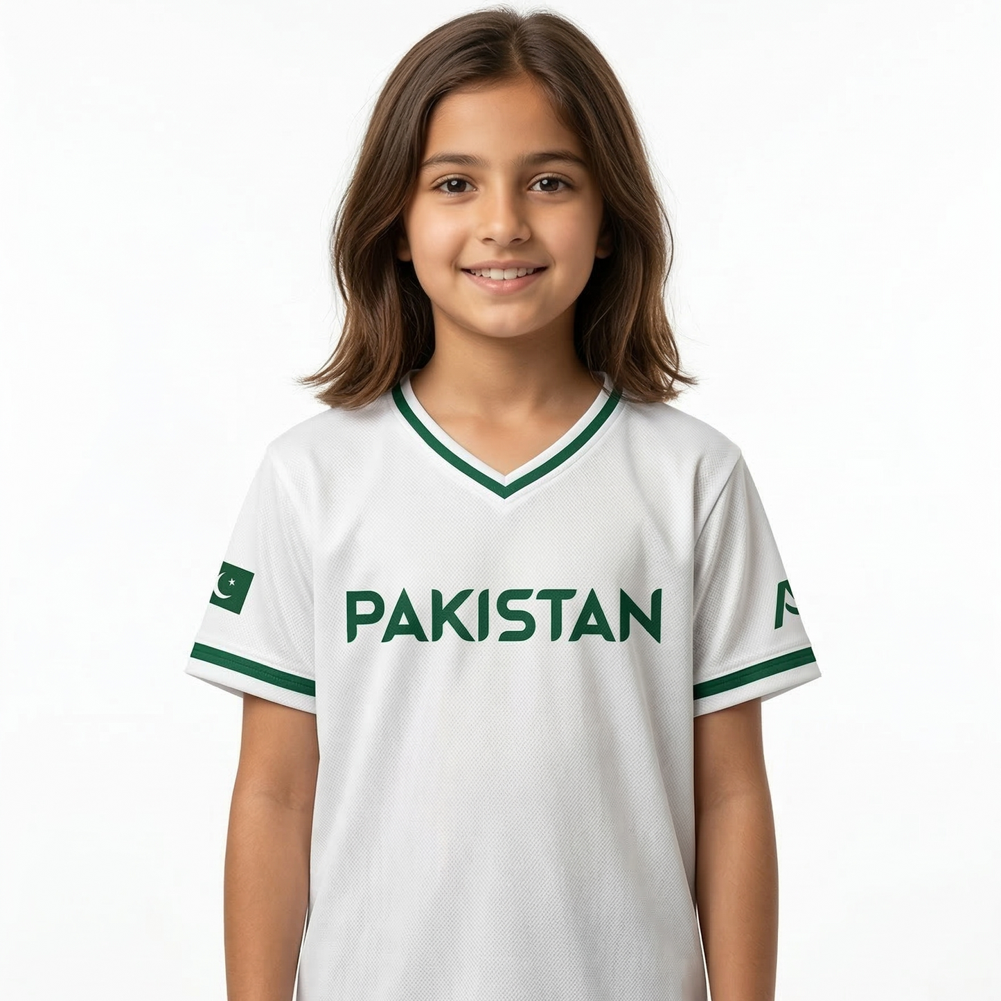 Pakistan Baseball National Team Kids' Lifestyle V-Neck Jersey