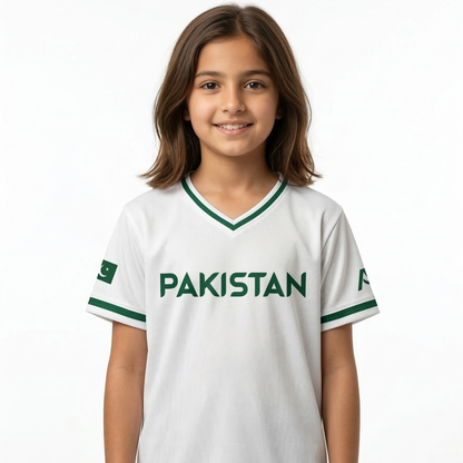 Pakistan Baseball National Team Kids' Lifestyle V-Neck Jersey