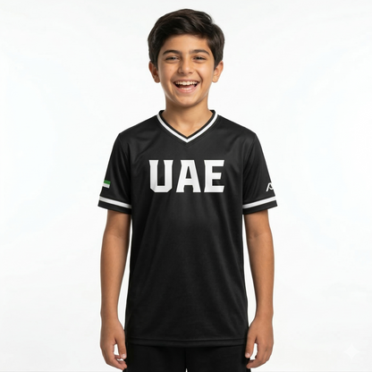 UAE Baseball National Team Kids' Lifestyle V-Neck Jersey
