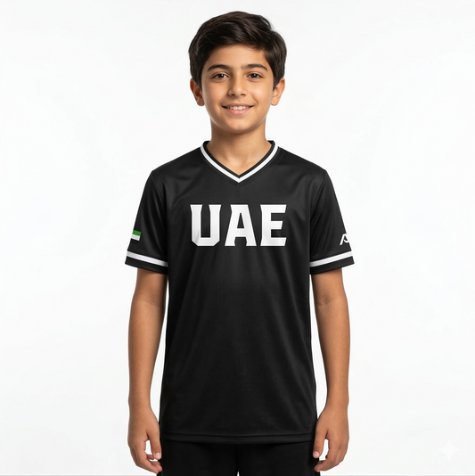 UAE Baseball National Team Kids' Lifestyle V-Neck Jersey