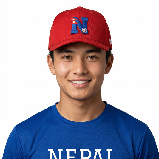 Nepal Baseball National Team Lifestyle Cap