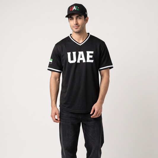 UAE Baseball National Team Men's Lifestyle V-Neck Jersey
