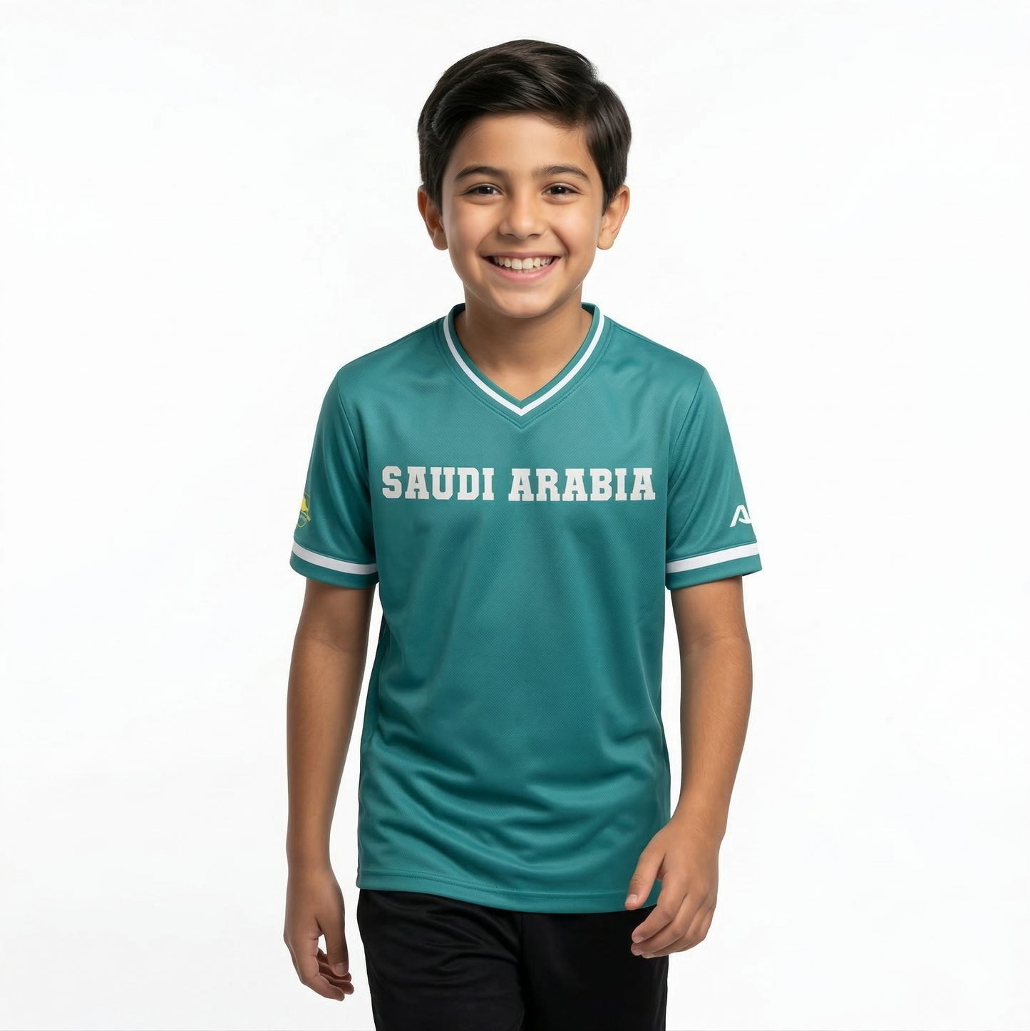 KSA Baseball National Team Kids' Lifestyle V-Neck Jersey