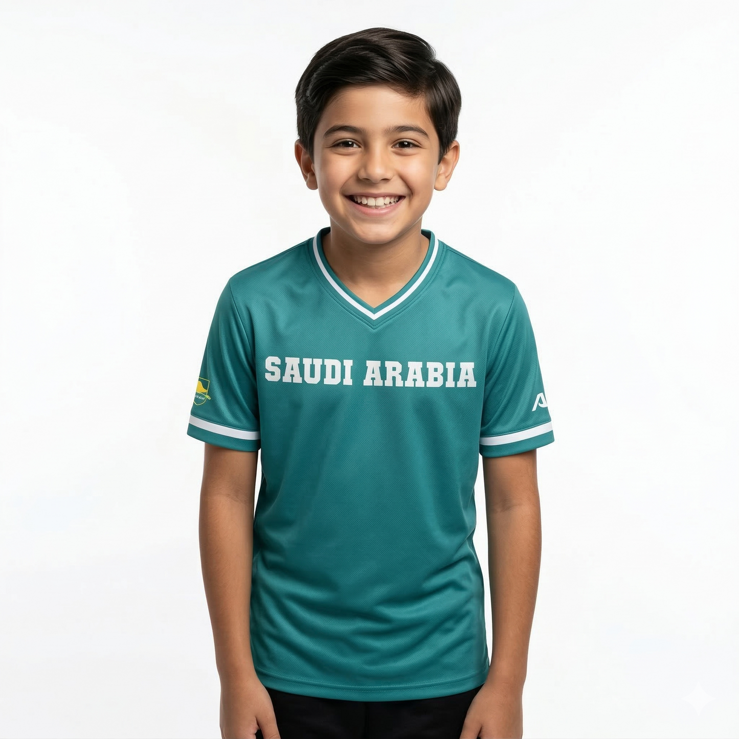KSA Baseball National Team Kids' Lifestyle V-Neck Jersey