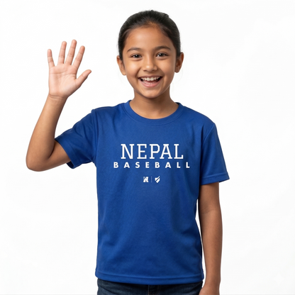 Nepal Baseball National Team Kids' Lifestyle T-shirt