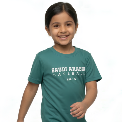 KSA Baseball National Team Kids' Lifestyle T-shirt