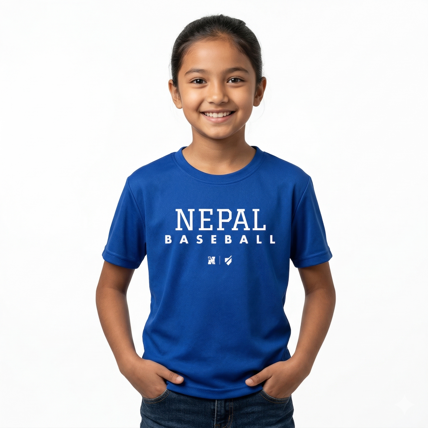 Nepal Baseball National Team Kids' Lifestyle T-shirt