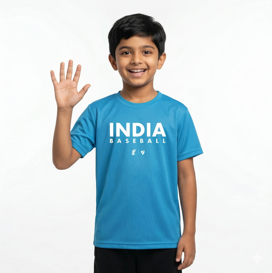 India Baseball National Team Kids' Lifestyle T-shirt